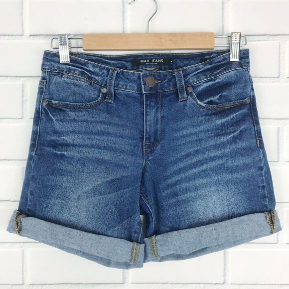 Max Jeans Pants - ✨Sold✨Max Jeans Shorts Size 4 Medium Wash Denim